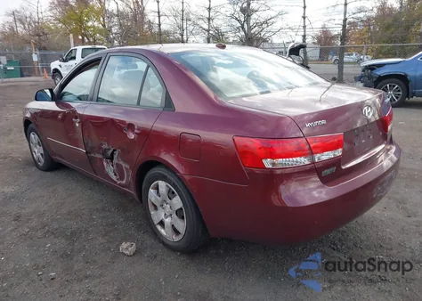 2008 Hyundai Sonata Gls from USA, damaged, VIN 5NPET46C48H371814